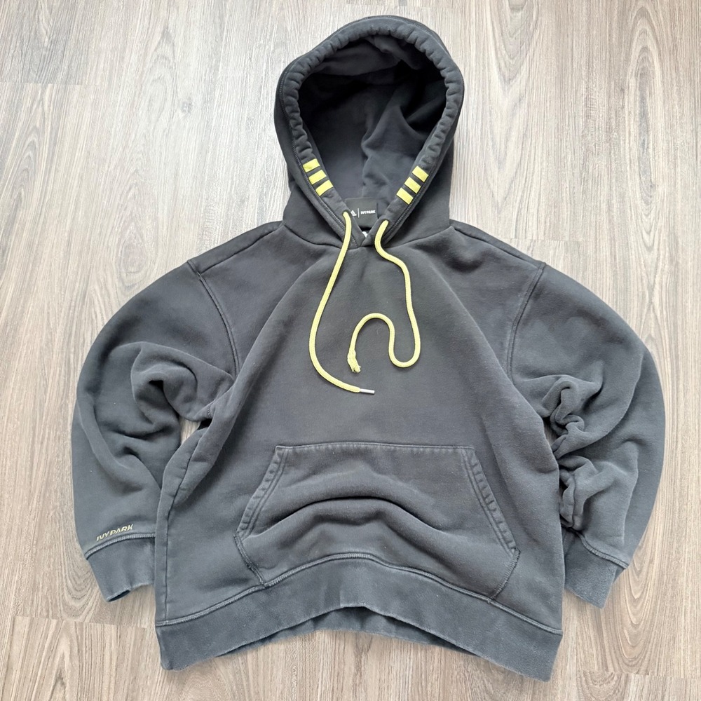 Adidas x Ivy Park x Peloton Hoodie Sweatshirt Mens Small Black Pullover - Picture 1 of 13